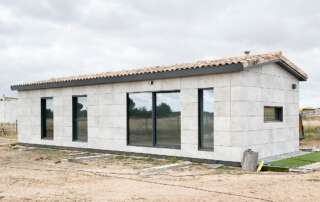 Casa modular teja en Burgos